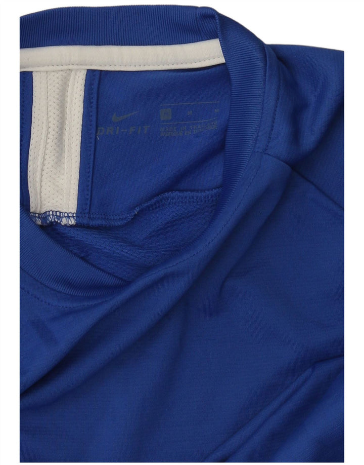 T-shirt męski Nike, średni niebieski, blok kolorów