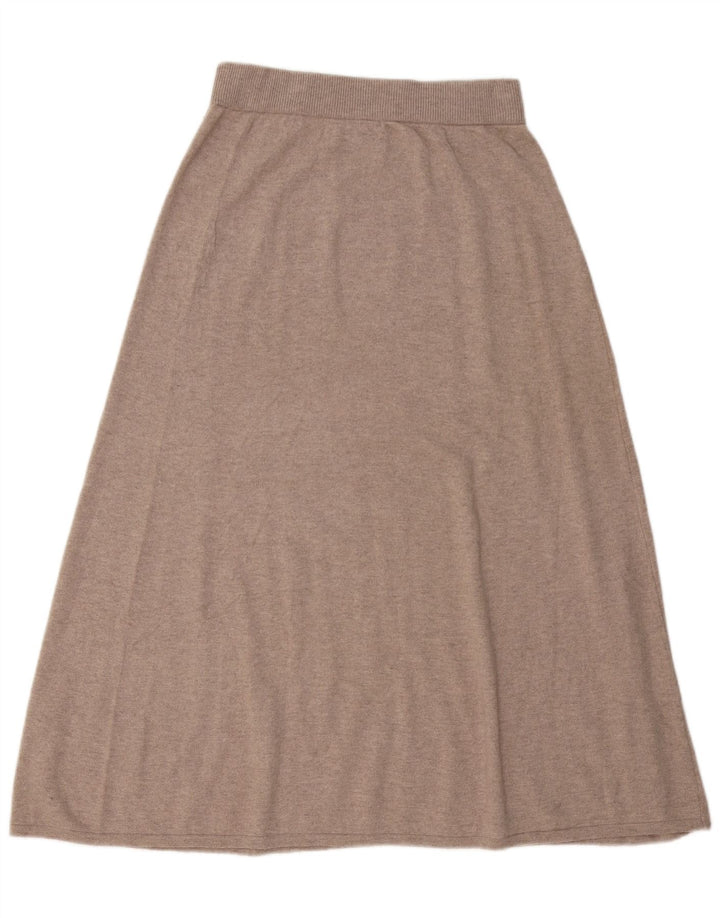 Spódnica damska Massimo Dutti w kształcie litery A, średnia W32, beżowa