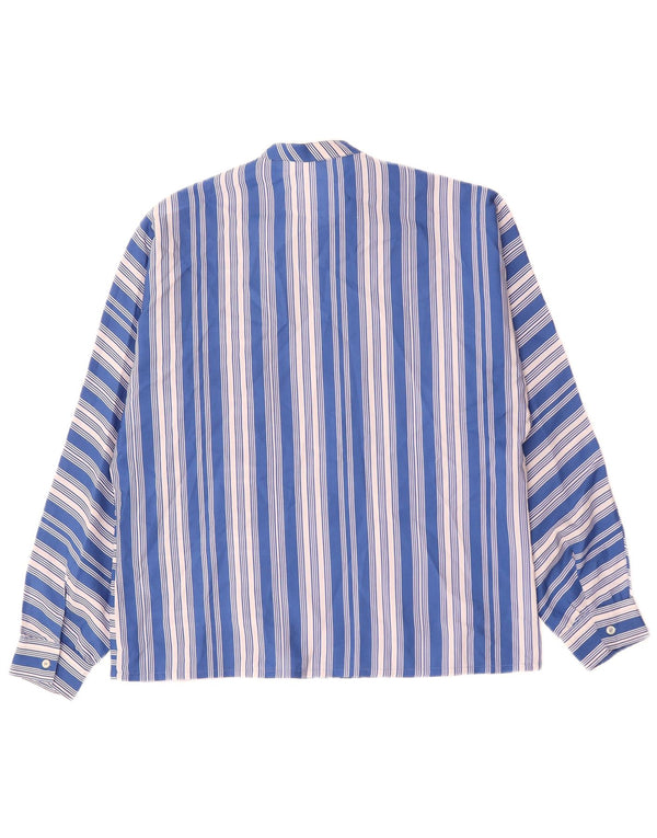 Damska bluzka koszulowa VINTAGE UK 18 XL w niebieskie paski