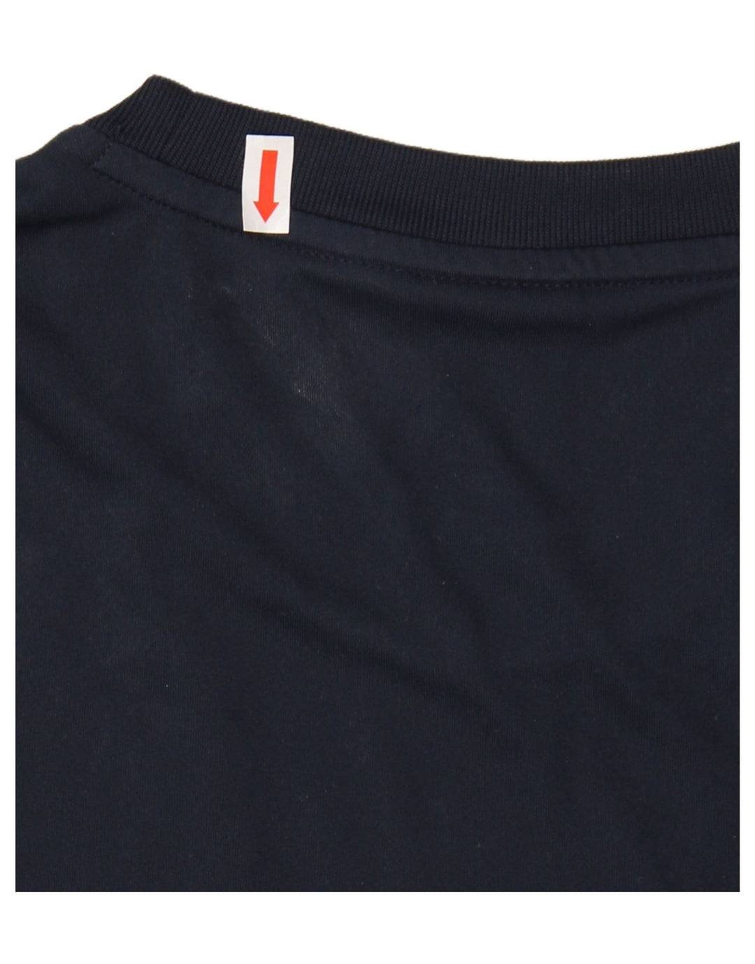 NIKE Mens Dri Fit Graphic T-Shirt Top Medium Navy Blue Polyester