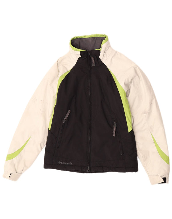 Damska kurtka narciarska Columbia Oversized UK 10 Small Black Colorblock Nylon