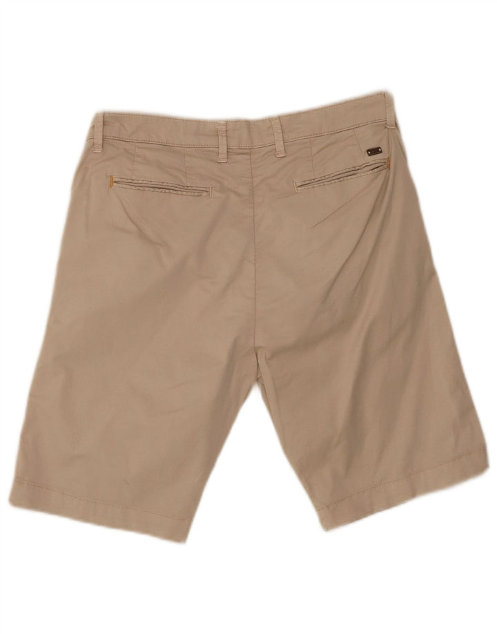 LIU JO Mens Chino Shorts IT 46 Small W30  Beige Cotton