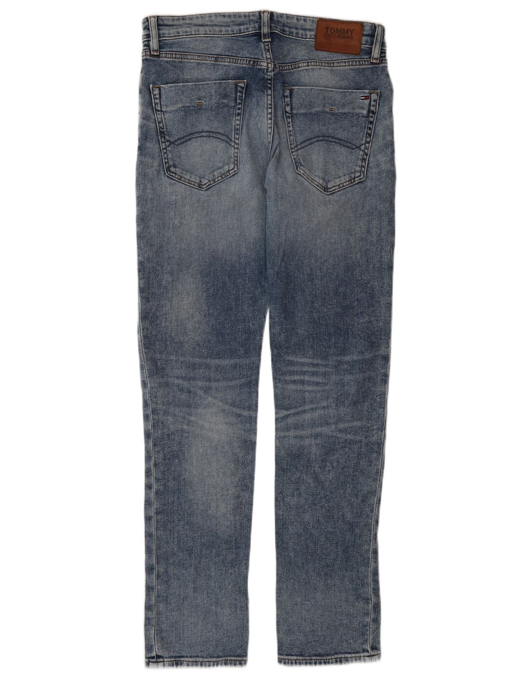Męskie jeansy slim fit TOMMY HILFIGER W30 L32 niebieskie
