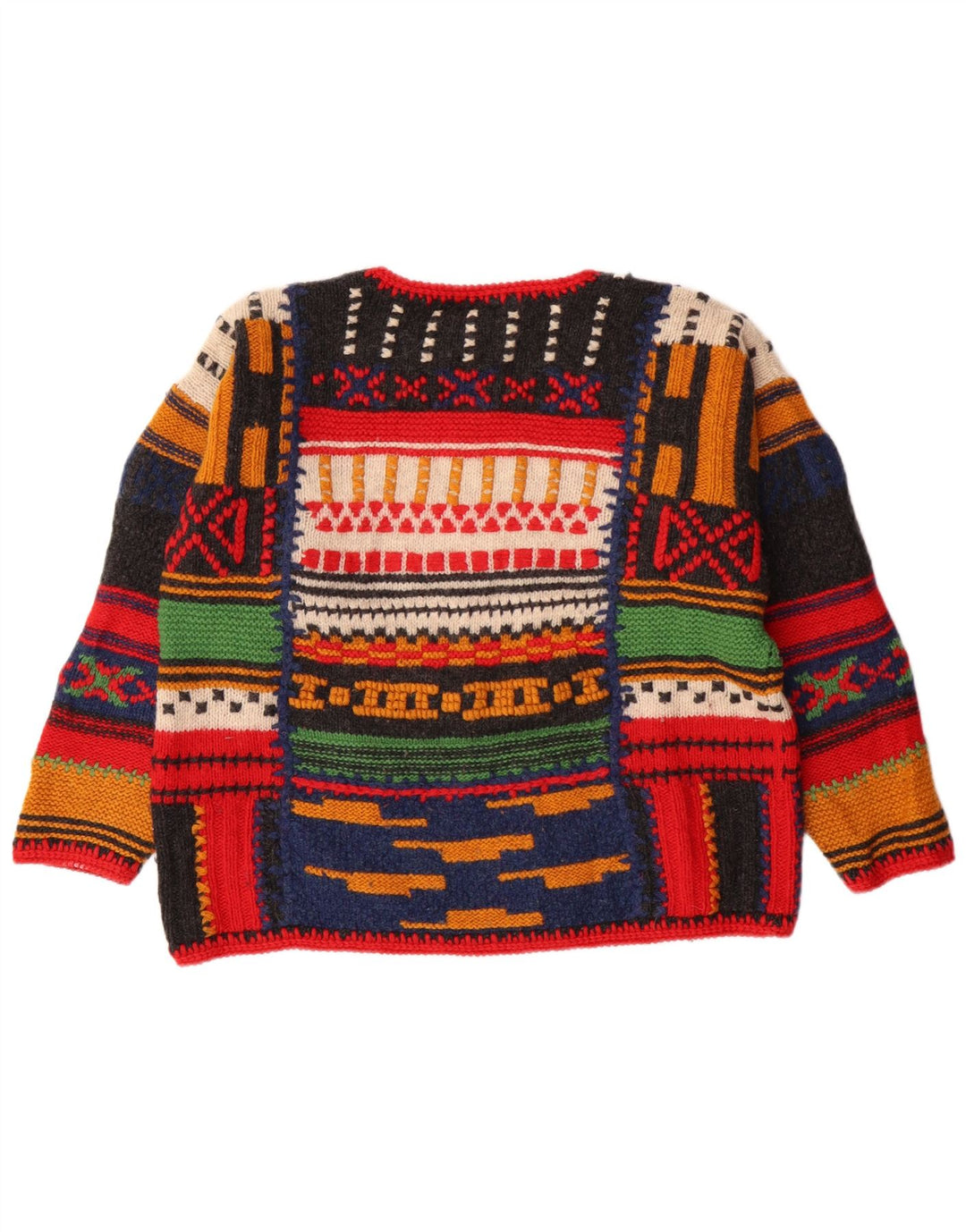 Damski sweter z dekoltem w łódkę THE WEST END, UK 14, średni, wielokolorowy