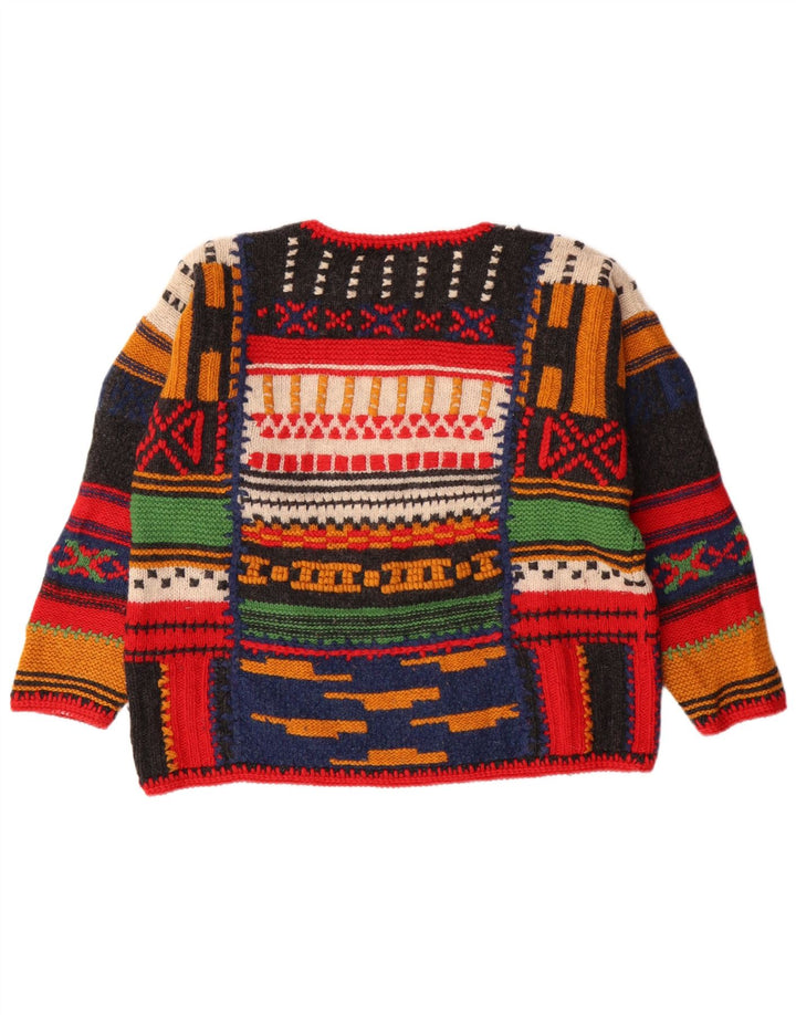 Damski sweter z dekoltem w łódkę THE WEST END, UK 14, średni, wielokolorowy