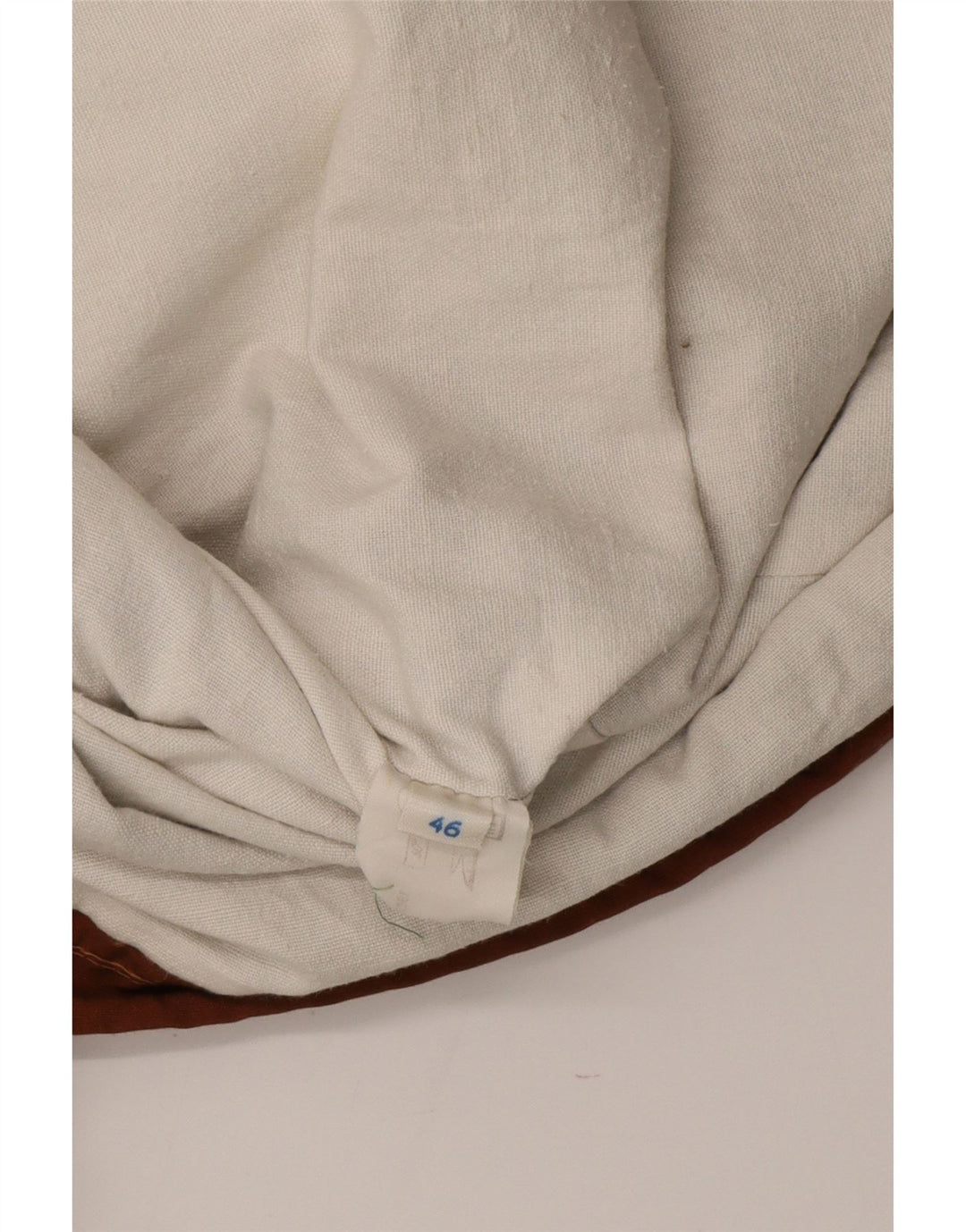 Męska kurtka wiatrówka z kapturem w stylu vintage IT 46 Mały beżowy blok kolorów