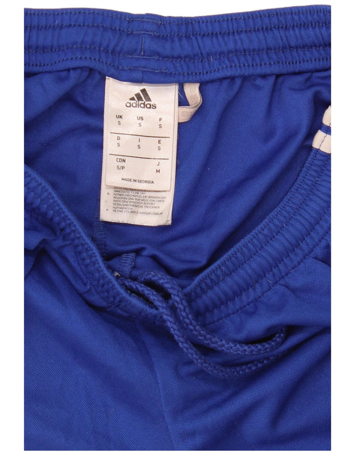 Męskie spodenki sportowe Adidas Climalite, małe, niebieskie, poliestrowe