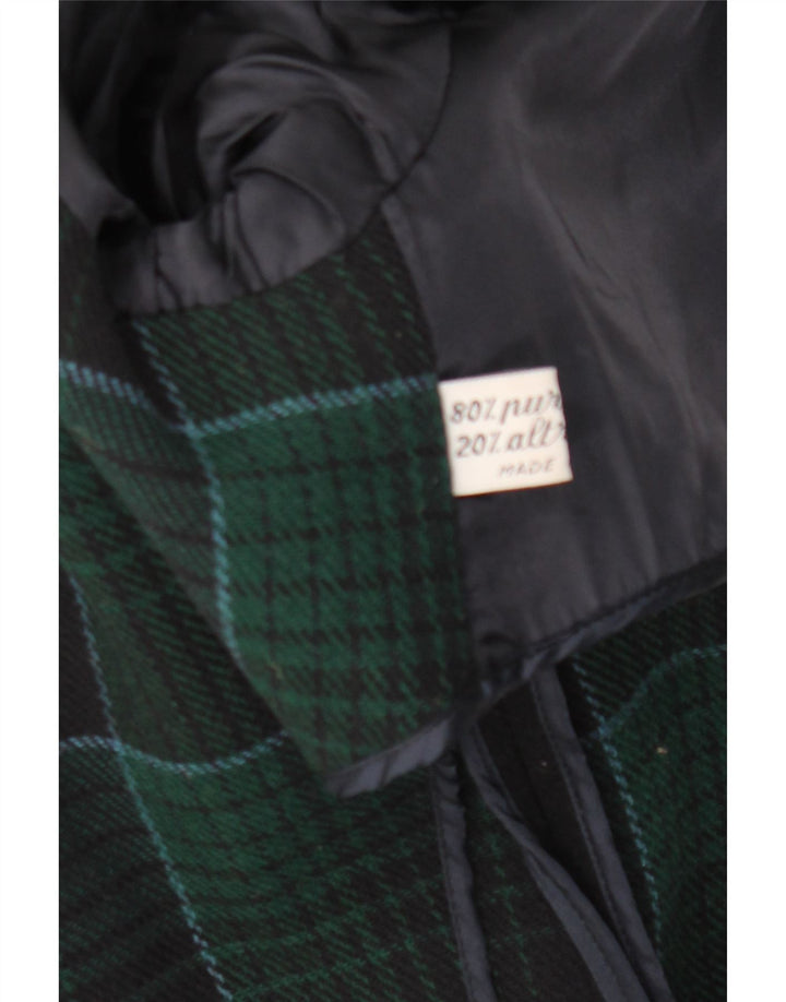 Płaszcz męski Vintage EU 48 Średni granatowy wełniany