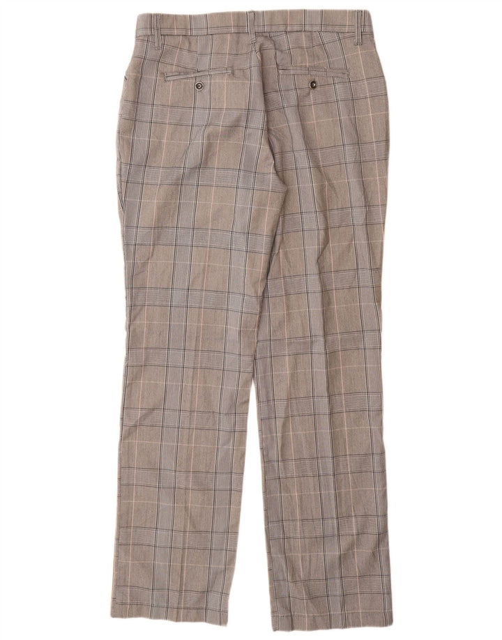 Damskie spodnie Lee ze średnim stanem US 12 Large W32 L32 Szary poliester