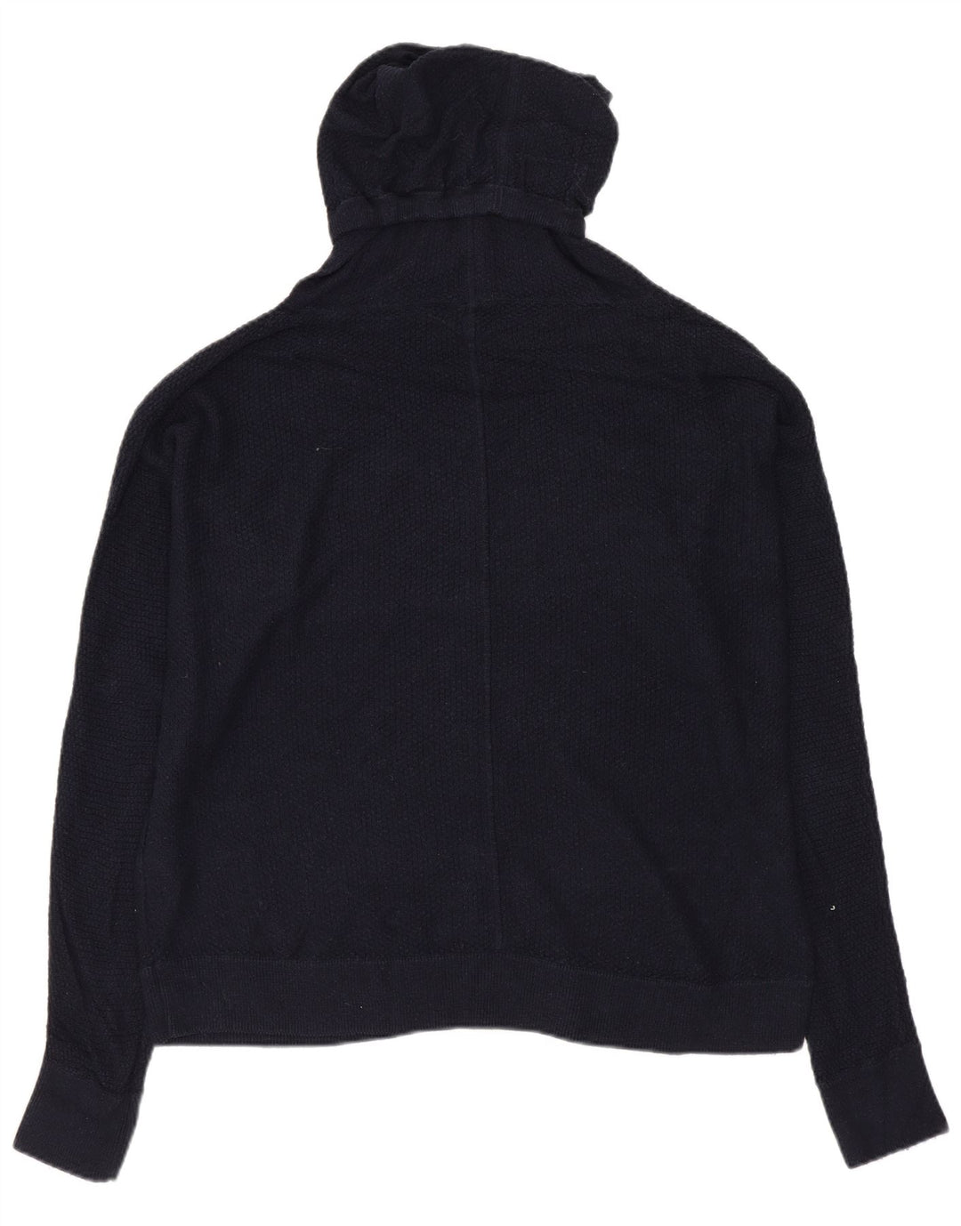 Damski sweter oversize LOUNGE z wywijanym dekoltem UK 10, mały granatowy