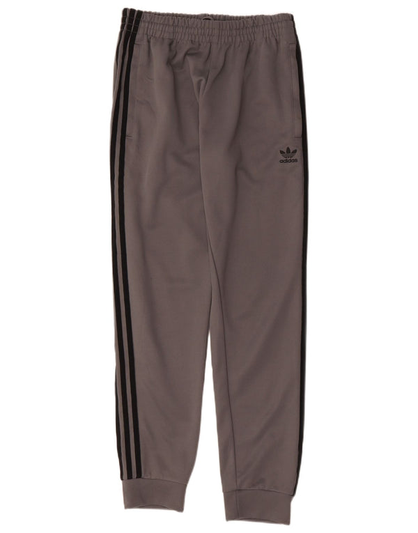 Adidas Męskie spodnie dresowe Joggery Średni szary poliester