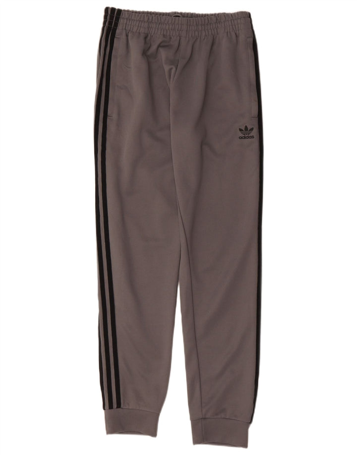 Adidas Męskie spodnie dresowe Joggery Średni szary poliester