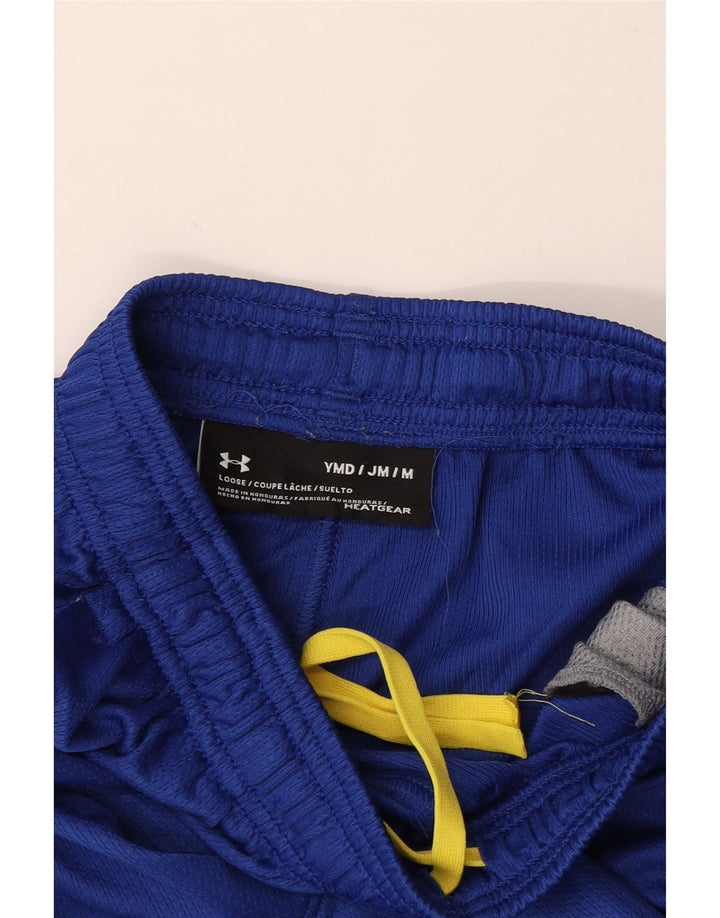 Chłopięce spodenki sportowe UNDER ARMOUR Heat Gear Graphic 9-10 lat, średni niebieski