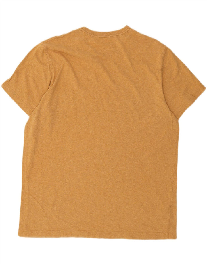 EDDIE BAUER Mens T-Shirt Top XL Yellow Cotton Vintage Eddie Bauer and Second-Hand Eddie Bauer from Messina Hembry 