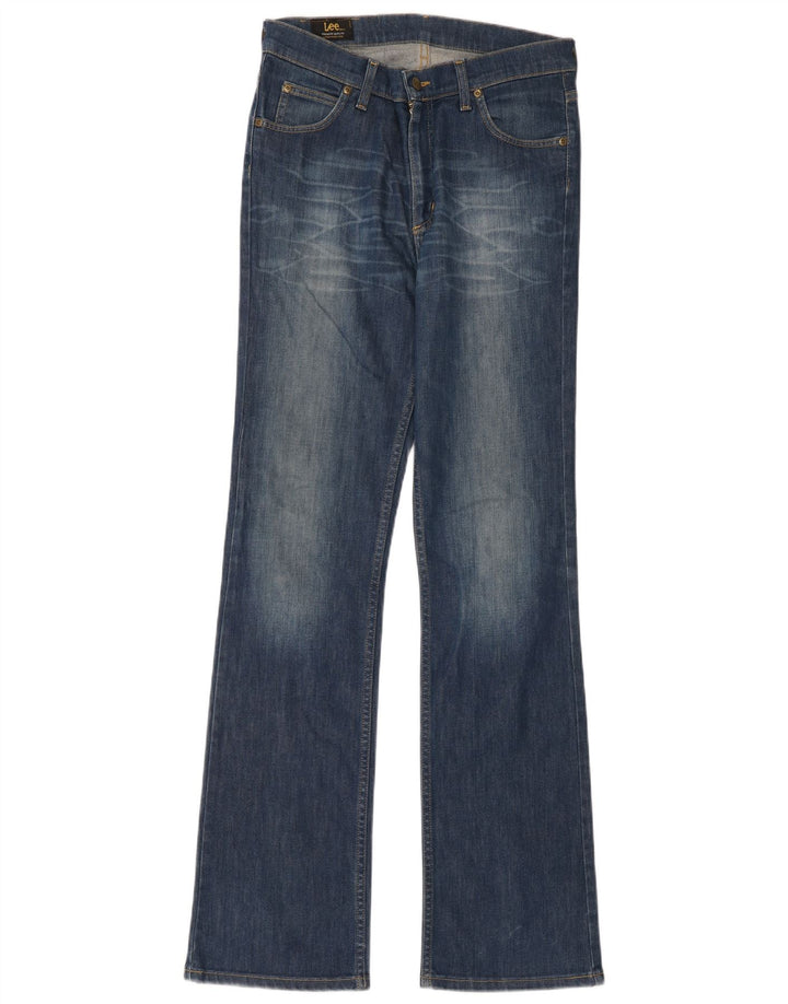 Męskie jeansy Lee REED Bootcut W32 L34, niebieskie, bawełniane