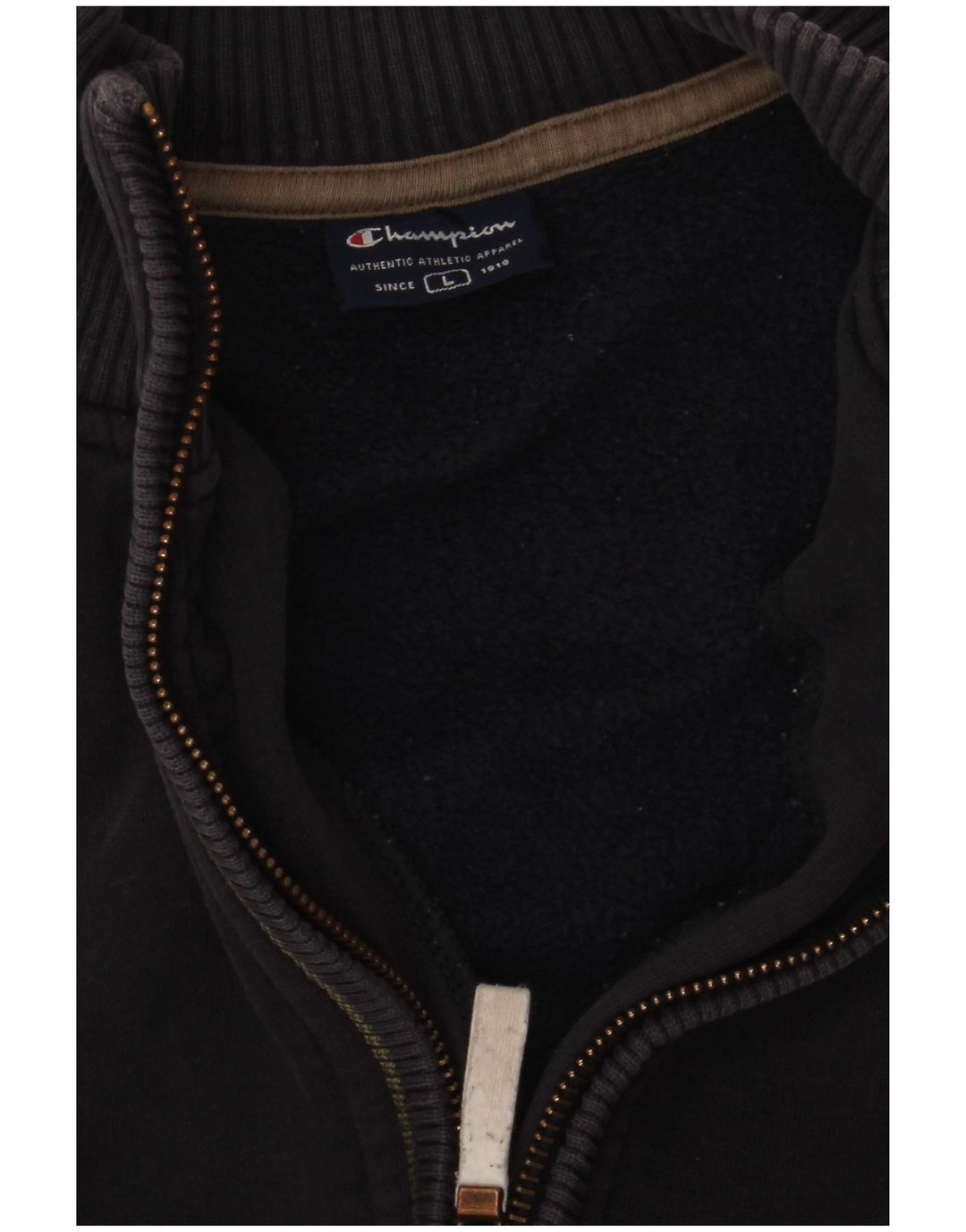 Męski sweter Champion z zamkiem błyskawicznym, duży, granatowy