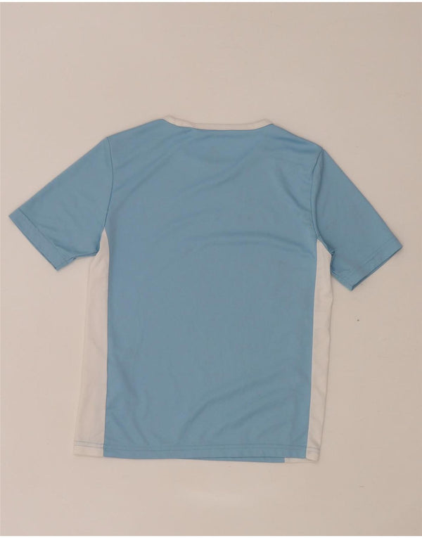 Chłopięca koszulka Adidas Aeroready Top 9-10 lat Niebieski poliester z blokami kolorów