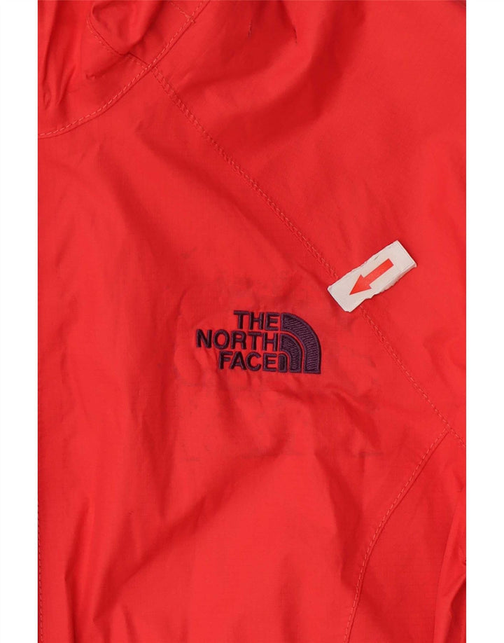 Damska kurtka przeciwdeszczowa z kapturem The North Face UK 10, mała pomarańczowa