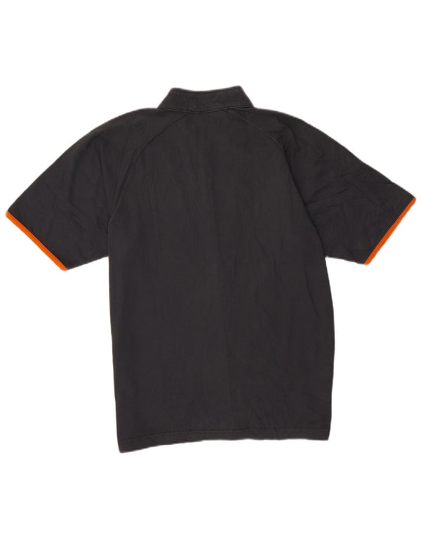 Męski T-shirt Champion z zamkiem błyskawicznym, duży, szary, bawełniany