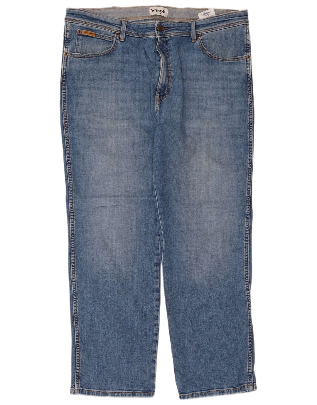 Męskie jeansy Wrangler Texas Straight W40 L30 Niebieskie bawełniane