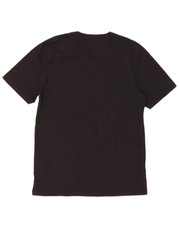 T-shirt męski Hugo Boss, średni czarny, bawełniany
