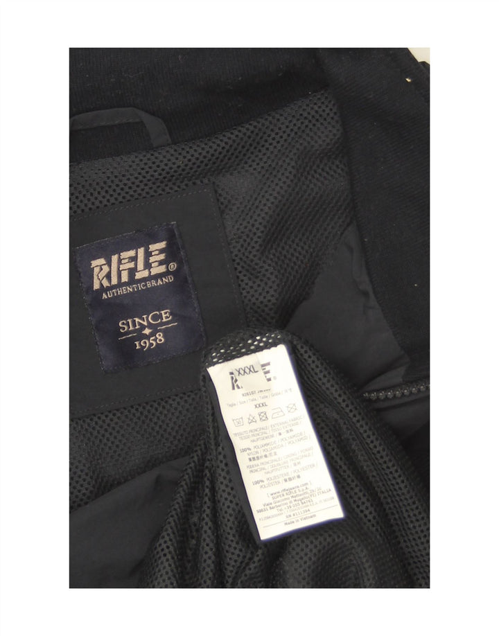 Męska kurtka bomberka Rifle UK 46 3XL Granatowa, poliamidowa