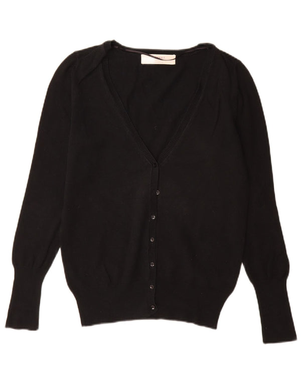 Sweter damski Zara UK 12, średni czarny, bawełniany