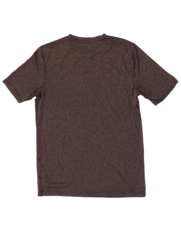 Volcom Mens T-Shirt Top Small Grey Flecked Nylon
