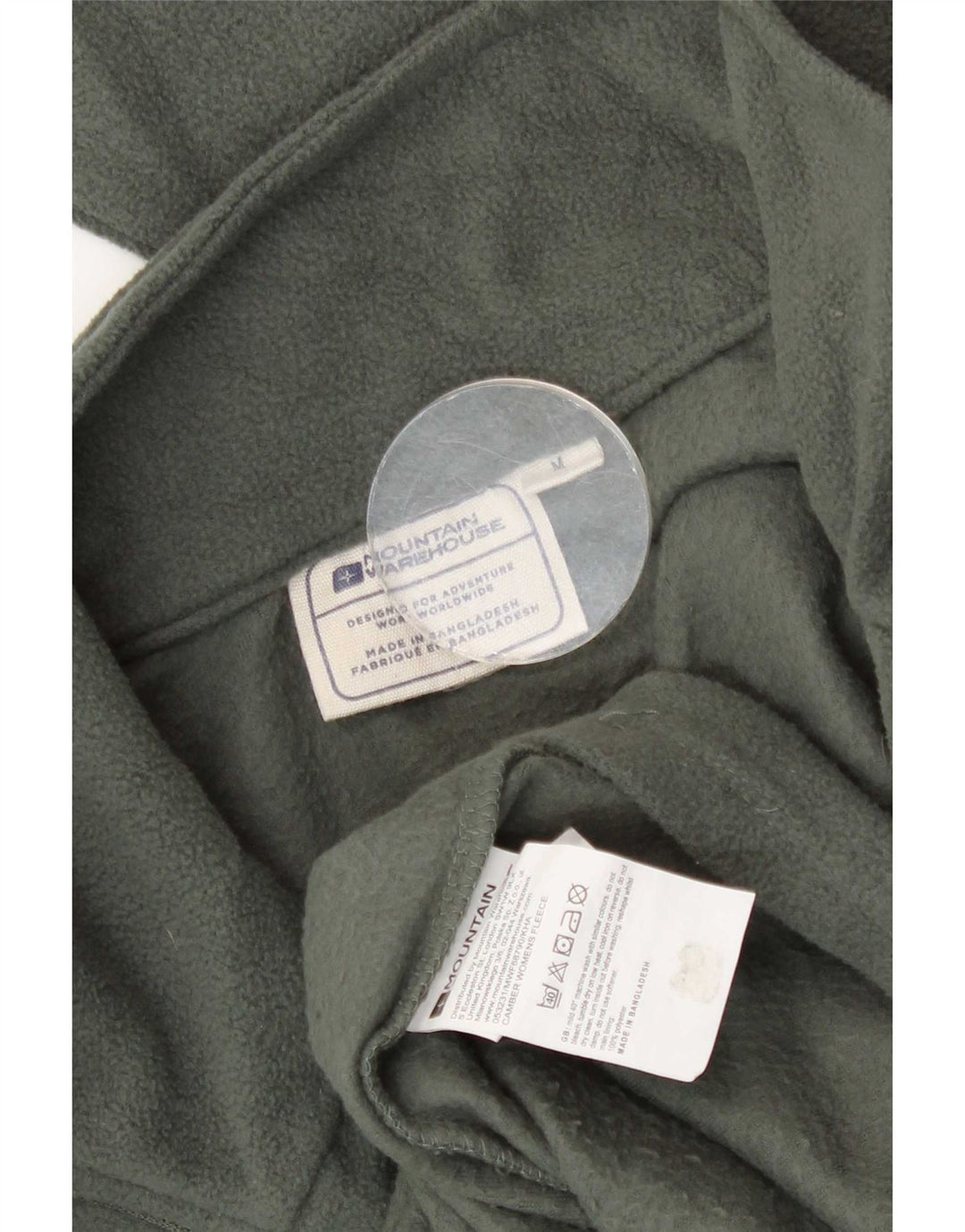 Damski sweter polarowy Mountain Warehouse z zamkiem błyskawicznym, UK 14, średni khaki