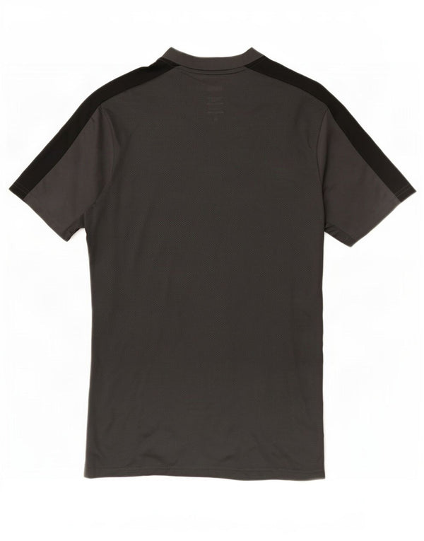 Męska koszulka Nike Dri Fit Slim Top z poliestru w kolorze średnioszarym