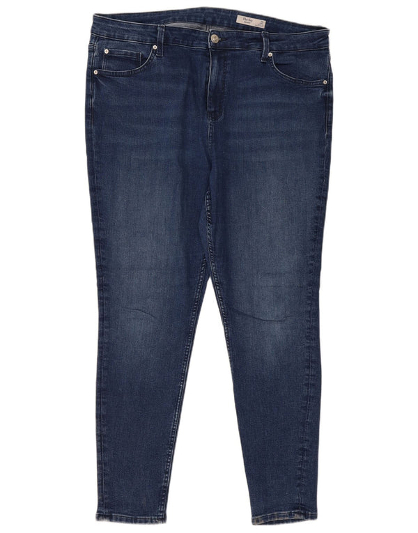 Marks & Spencer Damskie The Ivy Skinny Jeans UK 20 2XL W40 L28 Granatowe