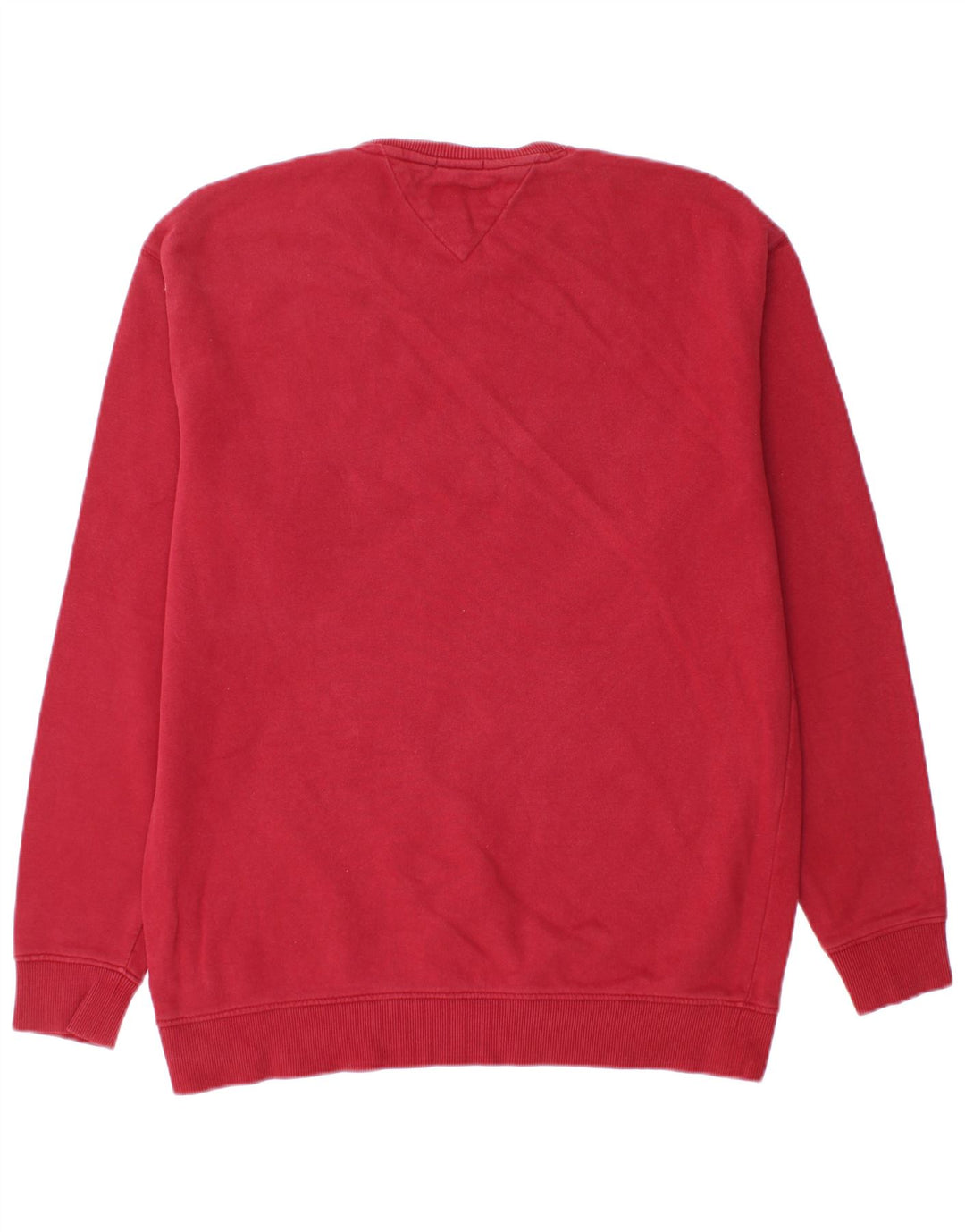 Męska bluza dresowa TOMMY HILFIGER o swobodnym kroju, średnia czerwona, bawełniana