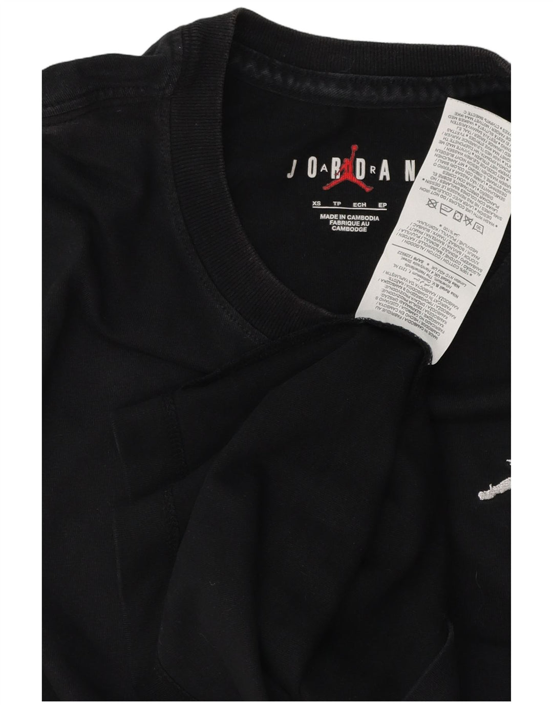 Koszulka męska Jordan Top XS, czarna, bawełniana