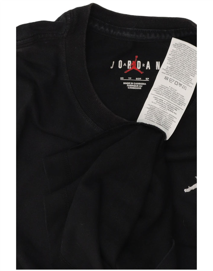Koszulka męska Jordan Top XS, czarna, bawełniana