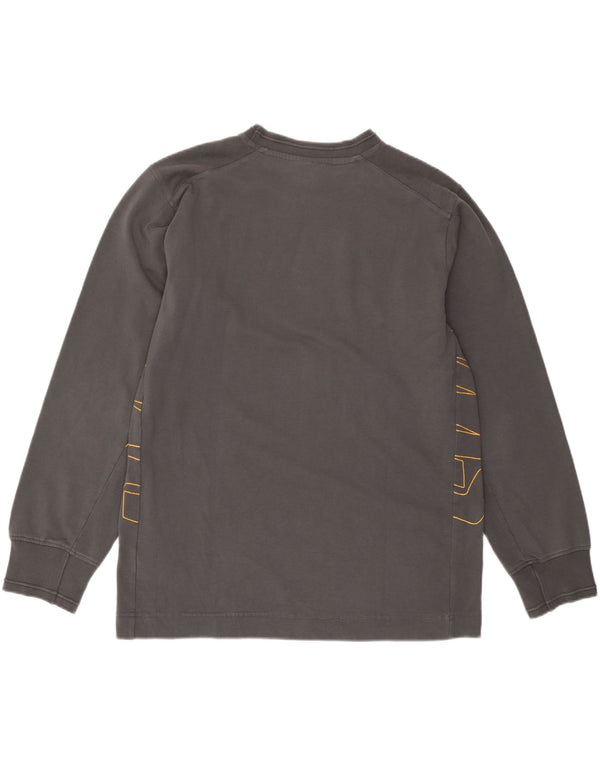 Nike Mens Graphic Sweatshirt Jumper UK 42/44 Large Grey Cotton
