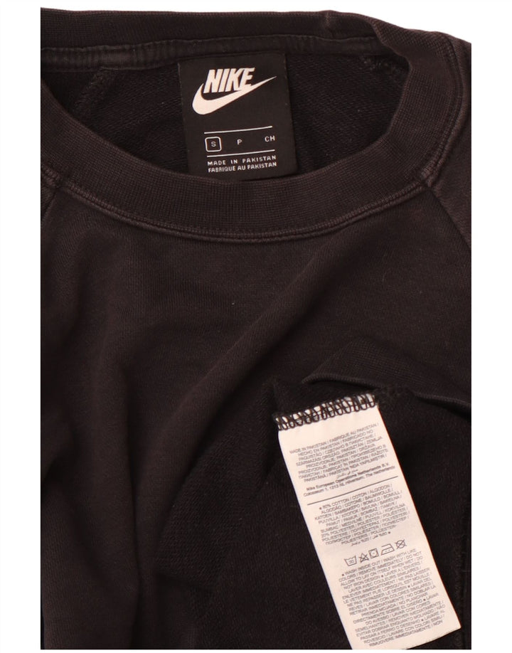 Damski sweter oversize Nike UK 10, mały, czarny, bawełniany