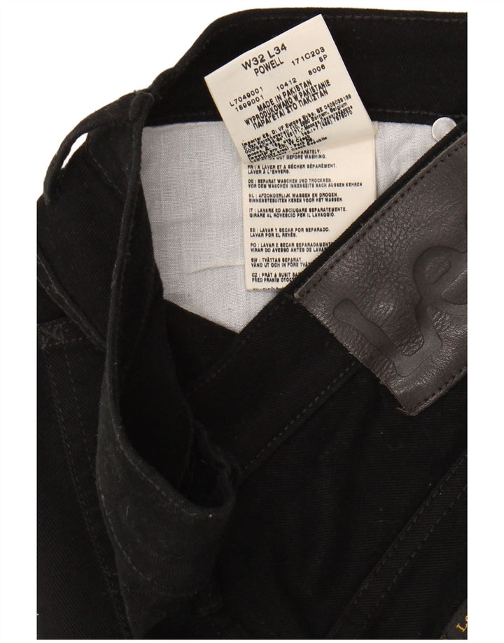 Męskie jeansy LEE Powell Slim W32 L31 Czarne bawełniane