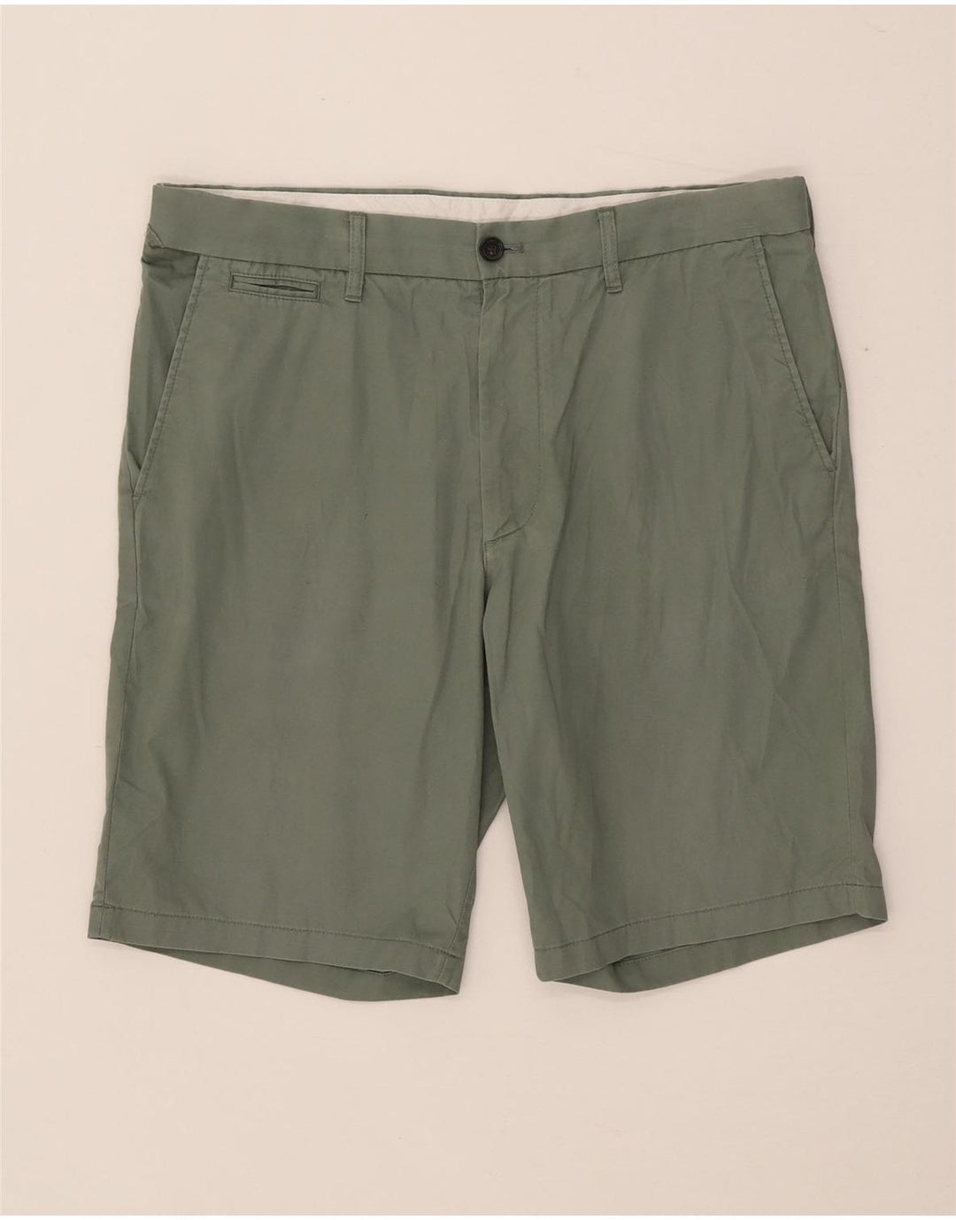 Męskie spodenki Chino Marks & Spencer W34, duże, zielone, bawełniane