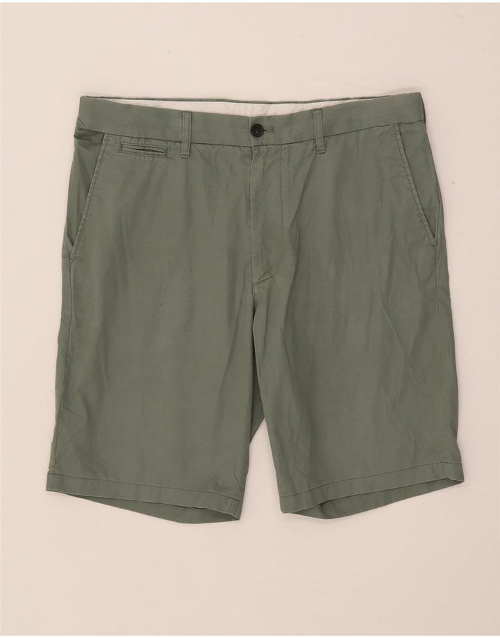 Męskie spodenki Chino Marks & Spencer W34, duże, zielone, bawełniane
