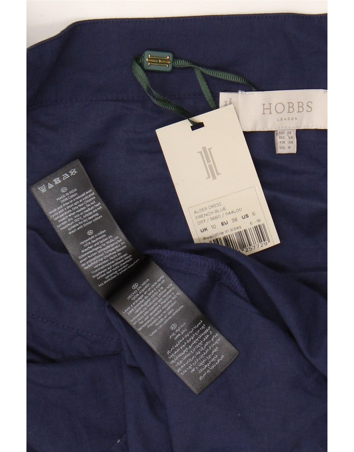 Damska sukienka oversize HOBBS z odkrytymi ramionami UK 10, mała, granatowa w kwiaty