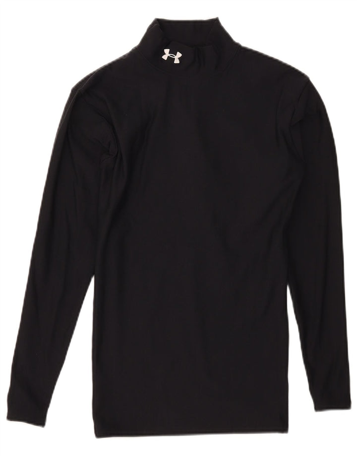 Męska koszulka z długim rękawem Under Armour Cold Gear, mała, czarna, z poliestru