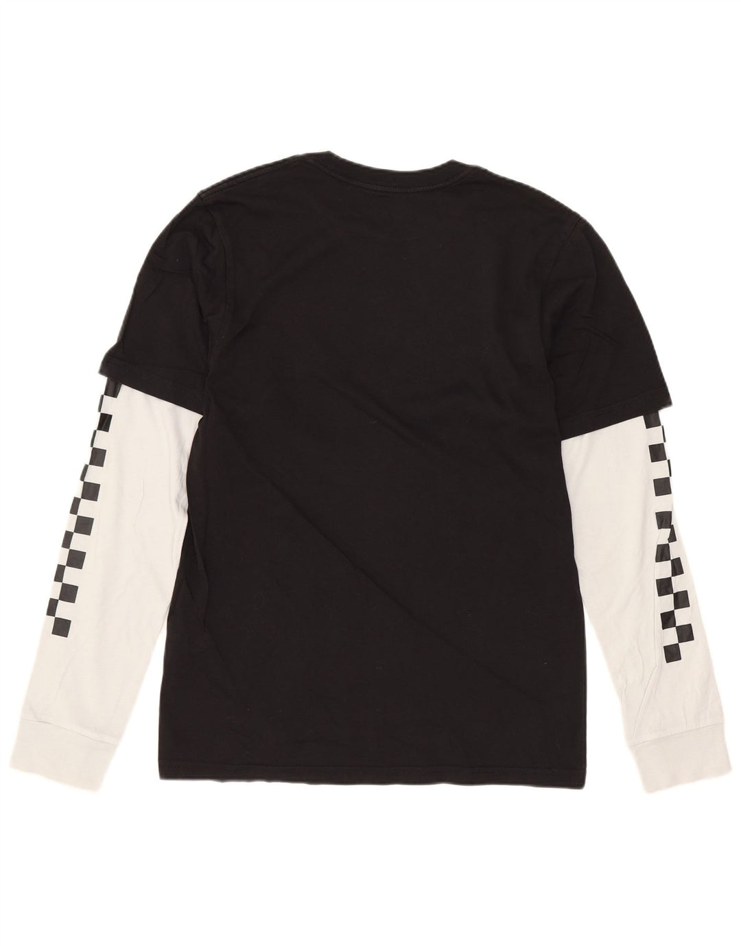 Chłopięcy top z grafiką Vans z długim rękawem, 14-15 lat XL, czarny, z blokami kolorów