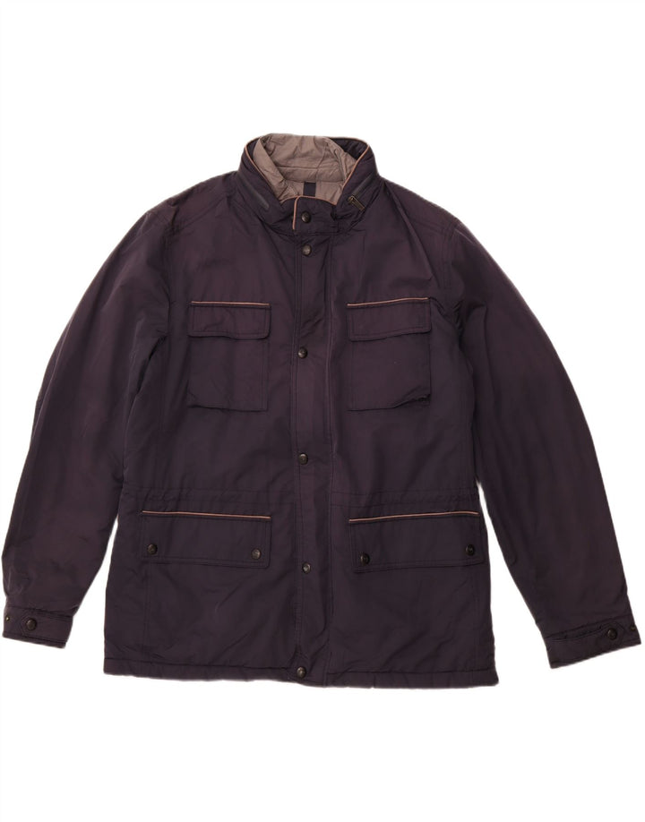 Kurtka męska MASSIMO DUTTI UK 44 2XL granatowa, poliestrowa