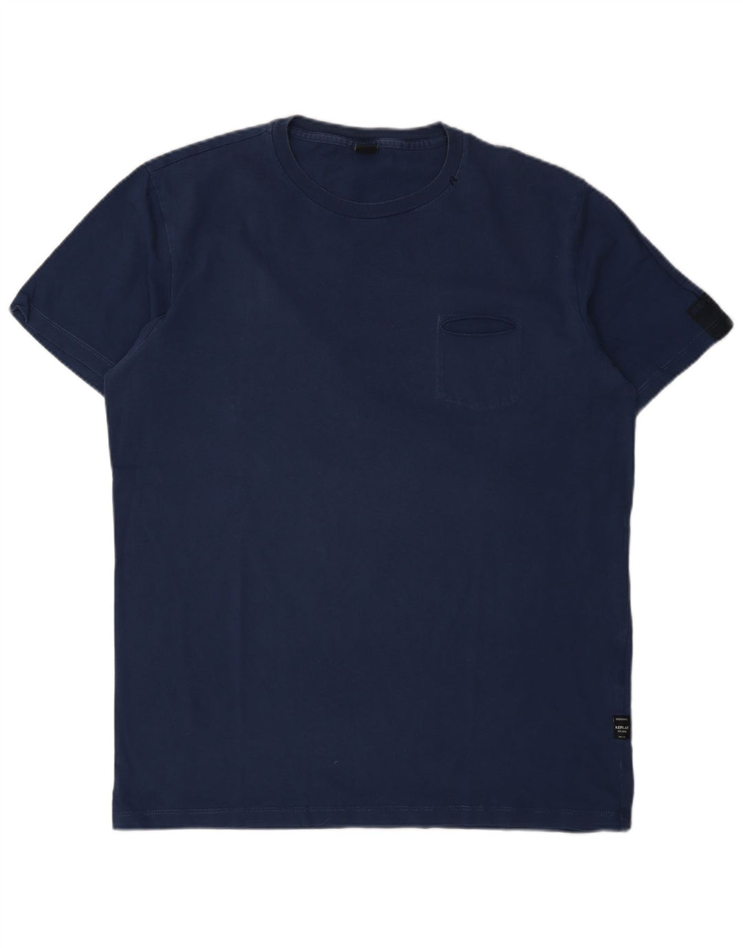 Męska koszulka T-shirt Replay XL, granatowa