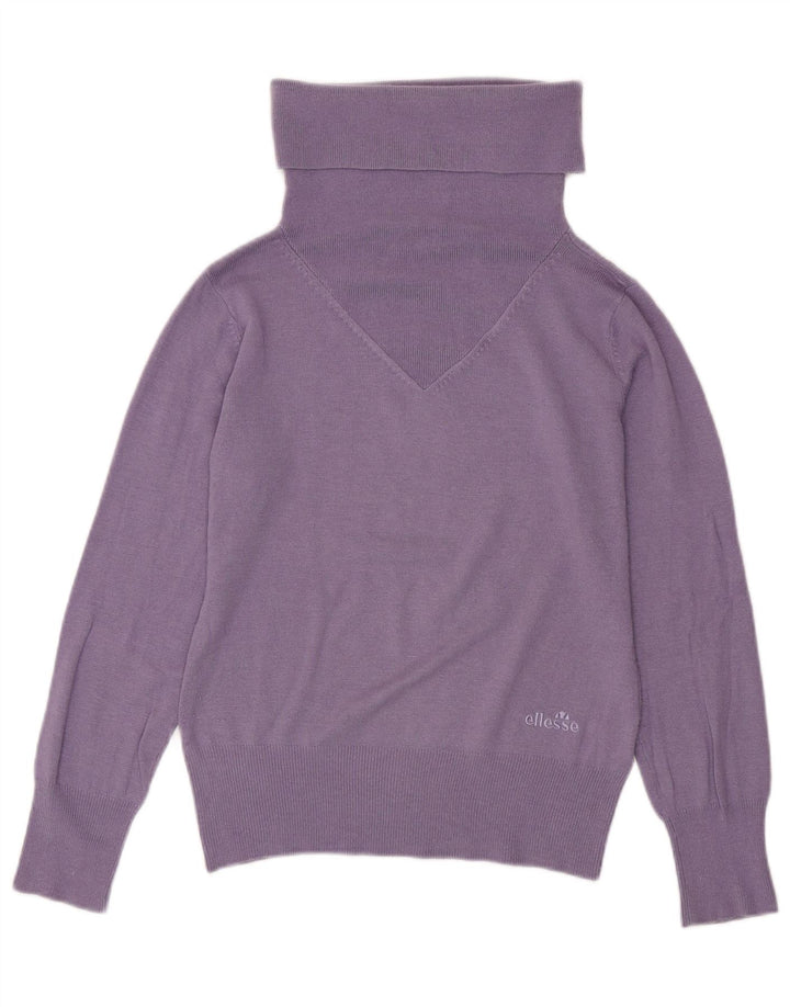 Damski sweter z golfem ELLESSE IT 46, duży, fioletowy, modal