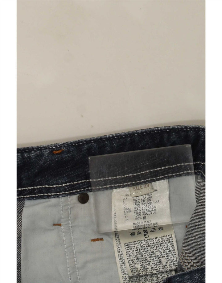 Męskie spodenki jeansowe Diesel w trudnej sytuacji W29, małe, niebieskie, bawełniane