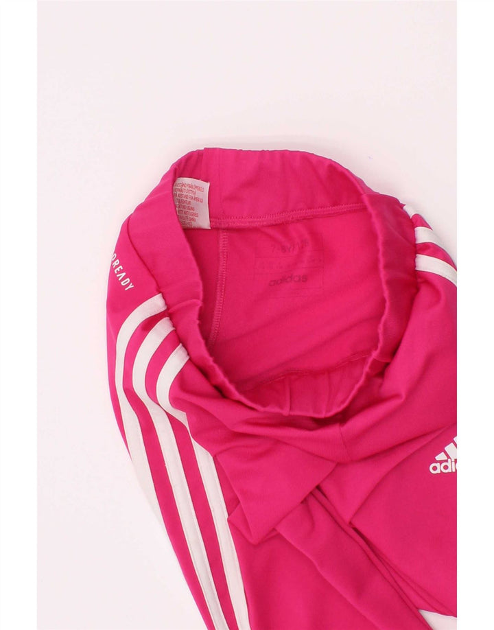 Legginsy Adidas Dziewczęce Aeroready 7-8 lat Różowy Poliester