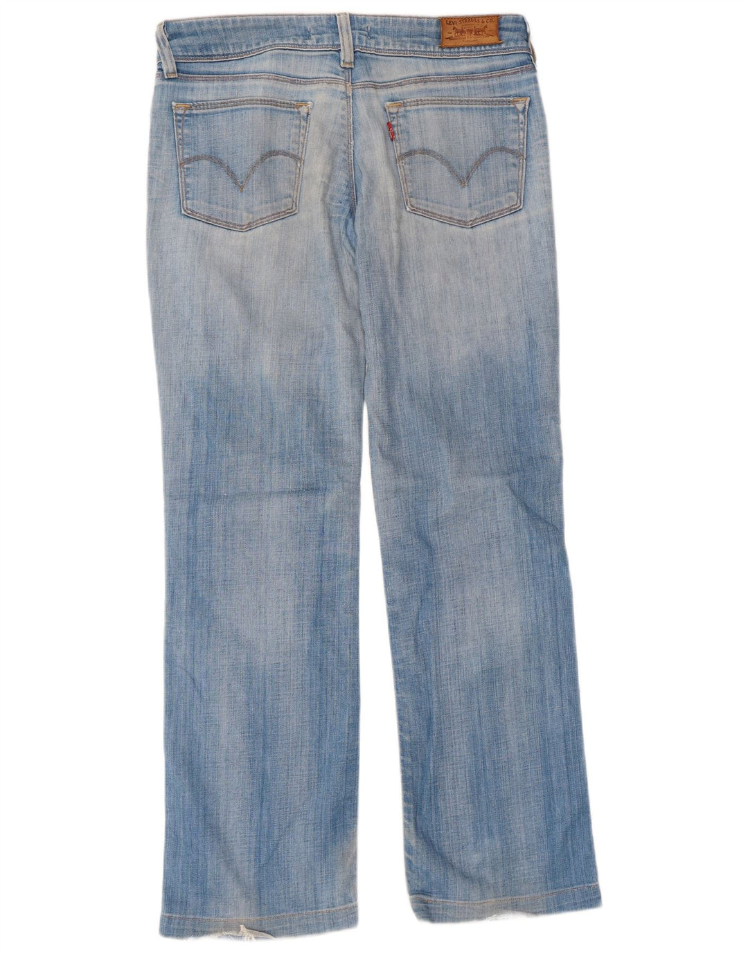 Damskie jeansy Levi's 570 Straight W34 L29 Niebieskie bawełniane