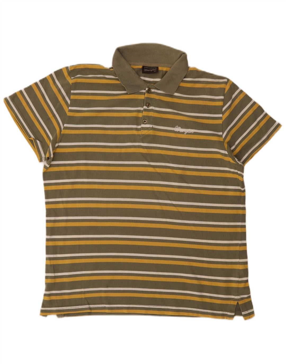Męska koszulka polo Wrangler 2XL w kolorze khaki w paski