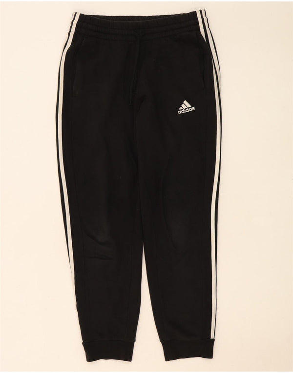 Damskie spodnie dresowe Adidas Joggers UK 14 Średnie czarne bawełniane